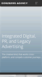 Mobile Screenshot of gonzbergagency.com